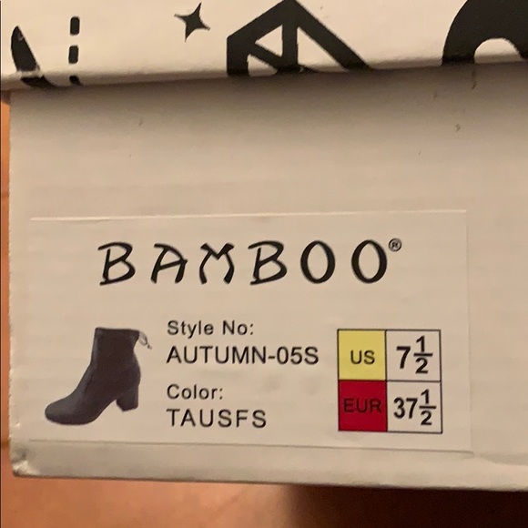 Bamboo Autumn Taupe Ankle Boots - Picture 6 of 6